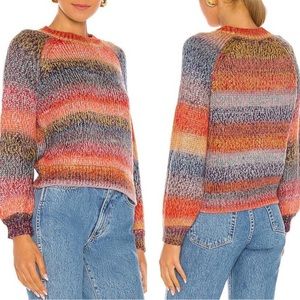 Cupcakes & Cashmere Jupiter Sweater Thick Knit Multicolor  - Small